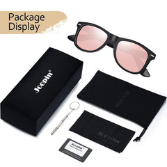 Joopin Polarized Sunglasses Men Women, Classic Square Sun Glasses 100% UV Protection Driving Fishing