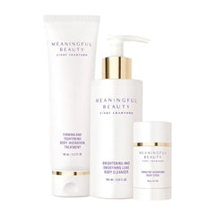 Meaningful Beauty Hydrating & Firming Bodycare Trio – Luxe Body Cleanser + Hydration Treatment + Targeted Hydration Body Stick