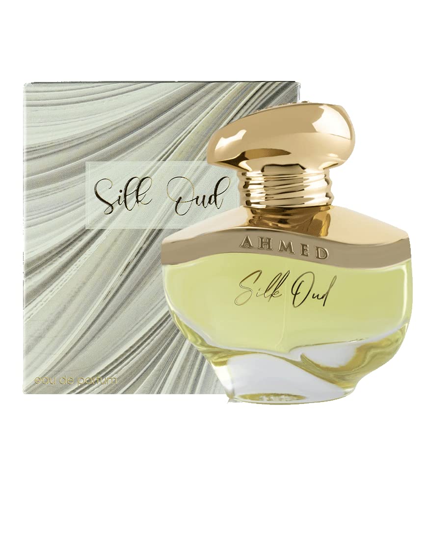 Ahmed Al Maghribi Silk Oud EDP 75ML | Neroli | Long Lasting | For women | oud wood | bergamot | woody harmony | Orange Blossom | Perfumes