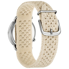 Citizen Women's Analogue Eco-Drive Watch with a Fabric Band L Ambiluna Collection