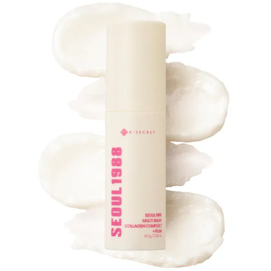 K-SECRET SEOUL 1988 Collagen Multi Balm | Multi-Area Balm Stick for Hydrated & Radiant Skin | 7-Type Collagen Complex, Plant-Derived Oils & Butters, and Plum | Korean Skincare, 10.7g / 0.38 oz