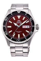 Orient RA-AA0003R19B Kamasu/Mako III Analog Automatic Sports Watch for Men, 41.8 mm Case Size, Silver/Red