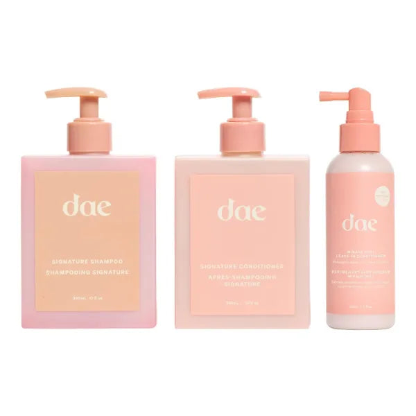 DAE Hair Mirage Mist & Signature Shampoo & Conditioner Bundle, Hydrating, Sulfate-Free Hair Cleanse & Smooth Conditioning for Soft, Nourished Hair