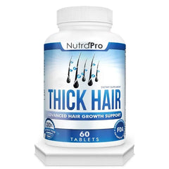 NutraPro Thick Hair Growth Vitamins– Hair Growth Pills With DHT Blocker Stimulates Faster Growth for Weak, Thinning Hair–Biotin Hair Supplements with Keratin & Collagen Helps Men&Women Grow Perfect Hair.