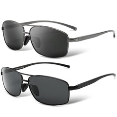 SUNGAIT Ultra Lightweight Rectangular Polarized Sunglasses UV400 Protection