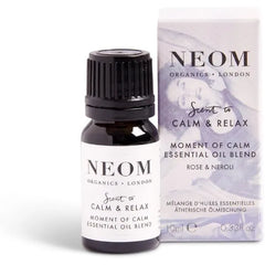 NEOM Wellness Pod Electronic Diffuser & Wild Rose & Neroli Essential Oil Blend, 10ml