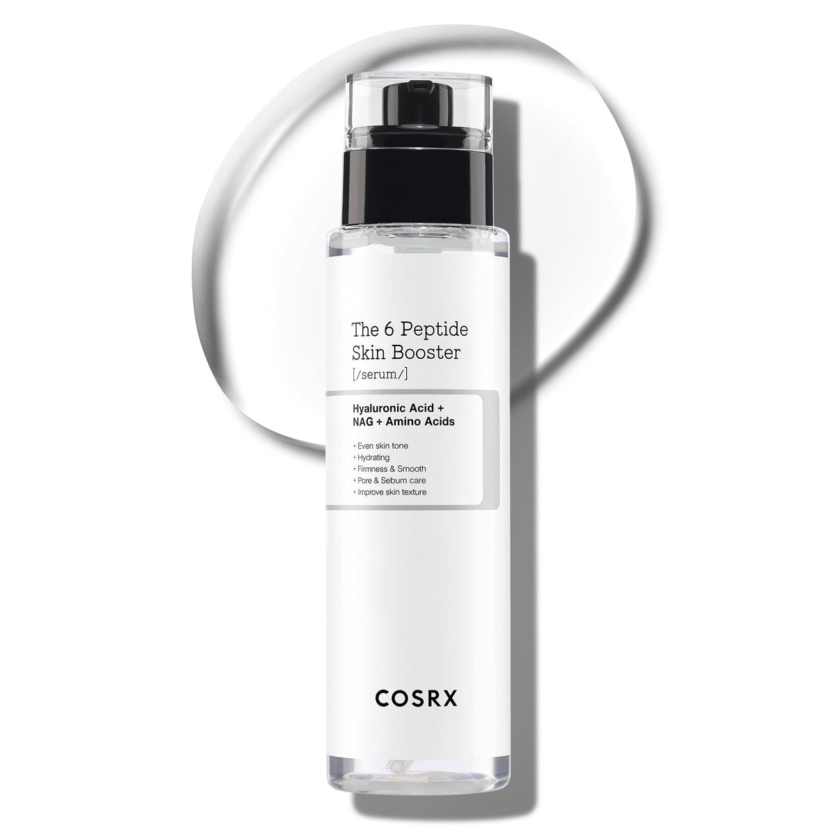 COSRX 6 x Peptide Collagen Booster Toner Serum 150 ml / 5.07 Fl.Oz, Skin Renewal Boosting Facial Essence, Niacinamide & Hyaluronic Acid for All Skin Types, Korean Skincare, Paraben Free