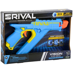 NERF Rival Vision XXII-800 Blaster, Most Accurate Rival System, Adjustable Sight, Integrated Magazine, 8 Rival Accu-Rounds