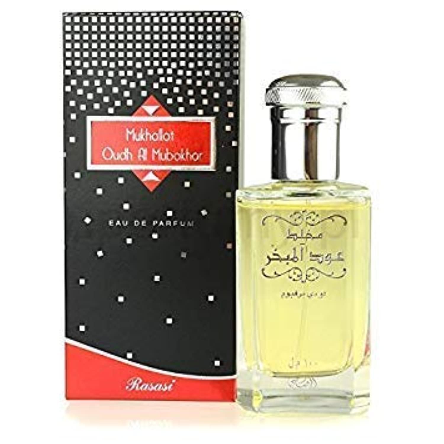 RASASI Mukhallat Oudh Al Mubakhar for Men and Women (Unisex) EDP - Eau De Parfum 100ML (3.4 oz) | Attractive Oud Bottle | Enchanting Oriental Base with Fruity Notes | Signature Dubai Perfumery |