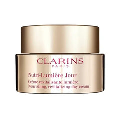 Clarins Nutri Lumière Day Cream Anti Aging Moisturizer Restores Radiance and Vitality To Mature Skin Minimizes Appearance Of Deep Wrinkles and Age Spots Nourishes and Softens 1.6