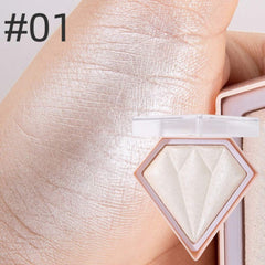 NLLNT Shimmer Powder Highlight Illuminator Facial Highlighter Palette Brightening Makeup High Gloss Face Contour