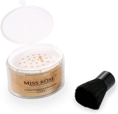 Professional Loose Face Powder, Makeup Kit Loose Powder, Facial Cosmetic for Setting or Foundation, Lightweight, Long Lasting(Gold)
