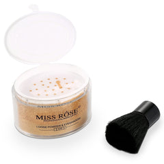 Professional Loose Face Powder, Makeup Kit Loose Powder, Facial Cosmetic for Setting or Foundation, Lightweight, Long Lasting(Gold)