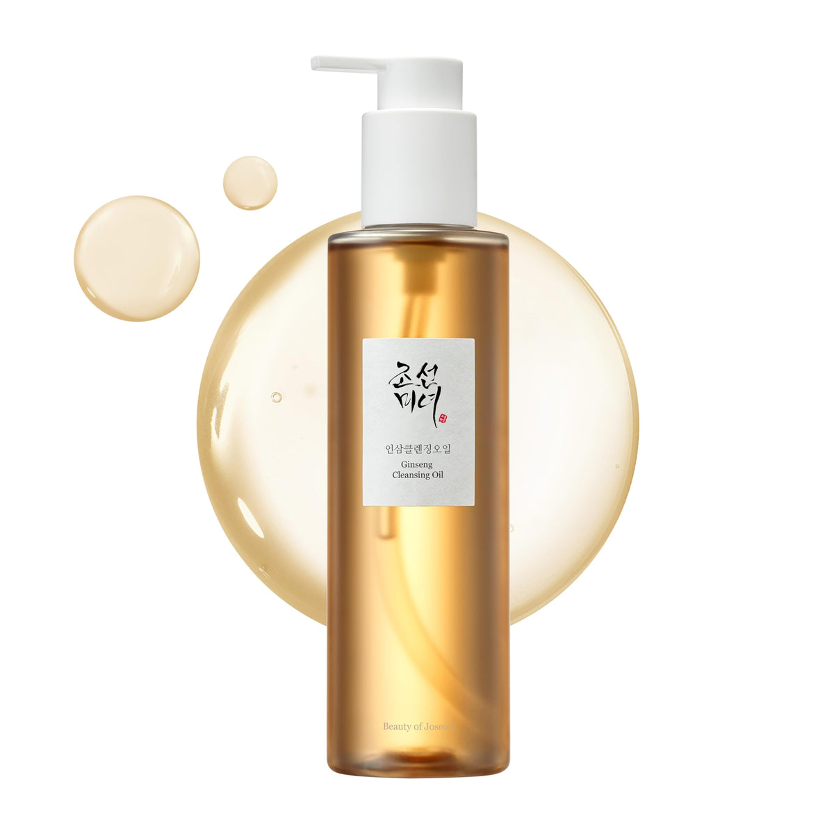 Beauty of Joseon Ginseng Cleansing Oil Waterproof Makeup Remover for Sensitive, Acne-Prone Facial Skin. Korean Skin Care for Men and Women, 210ml