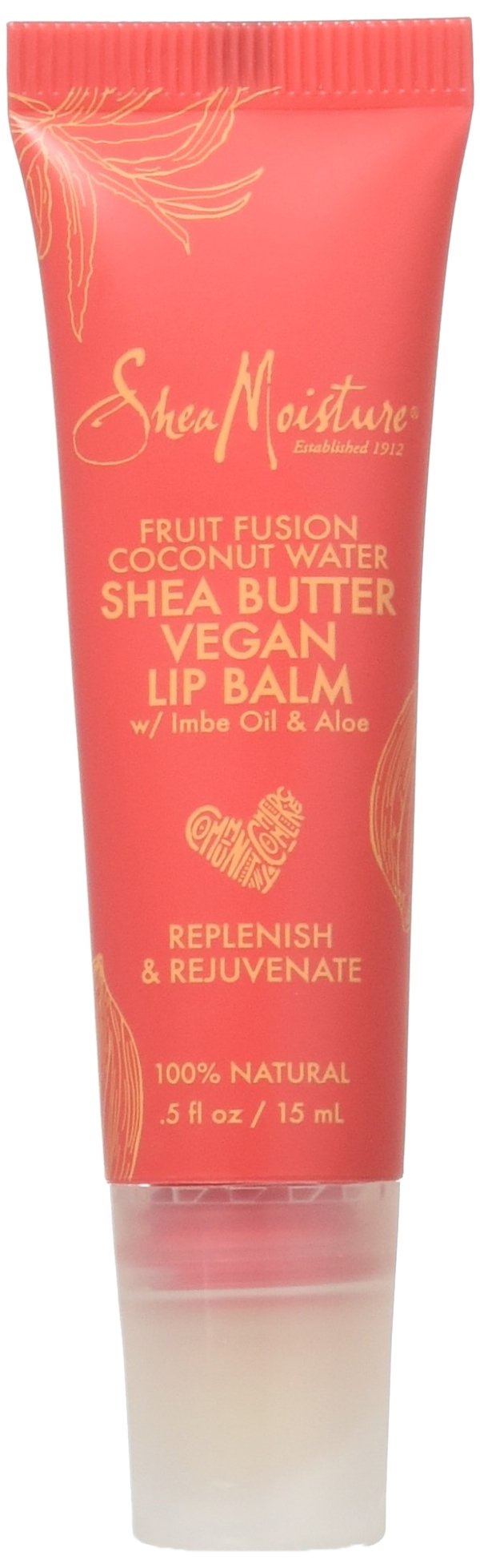 Shea Moisture Fruit Fusion Coconut Water Shea Butter Lip Balm, 0.5 Ounce