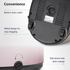 TDOO 2000W Standing Garment Steamer, Double Aluminum Rods, Ironing Board and Clothing Hanger, 2.5L Water Tank for Continuous Steaming, Steam Fabric Steamer for Wrinkles and Creases, Easy-roll Wheels