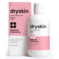 Natural Outcome Hydrating Face Toner for Dry Skin Witch Hazel, Green Apple & Aloe Vera Facial Astringent by Natural Outcome Skincare, Gentle Soothing Cleansing Water Lotion 8 oz