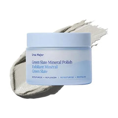 Ursa Major Green Slate Mineral Polish Renew Appearance of Dull + Uneven Skin Exfoliates Skin to Smooth, Refresh & Brighten & Non Toxic 3.88oz