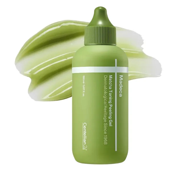 Centellian 24 Madeca Matcha Toning Peeling Gel (Peeling Gel, 5.07fl oz) – Gentle Exfoliator for Clear, Smooth & Balanced Skin, Korean Skin Care. Matcha-TECA Complex, Charcoal Capsules