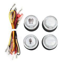 Luqeeg Game Joystick, Plastic Joystick Button Game Accessory, Controller for Multi-, Fighting Special Configuration, No Delay & Easy Installation