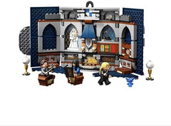 LEGO 76411 Harry Potter Ravenclaw House Banner, Hogwarts Castle Common Room Toy or Wall Display with Luna Lovegood Minifigure, Collectible Travel Toys