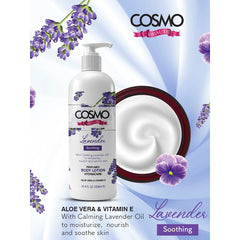 CD COSMO DESIGNS Beaute Lavender Luxurious Perfumed Body Lotion 1000ML, With Calming Lavender Oils to Moisturize, Nourish & Soothe Skin, Glowing, Hydration, Aloe Vera, Vitamin E, Skin Care Lotions