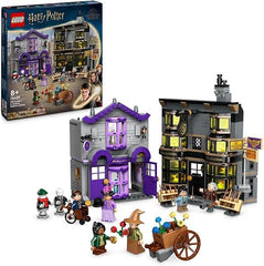 LEGO Harry Potter Ollivanders & Madam Malkin's Robes Set, Collectible Diagon Alley Wand and Clothes Shop Toys for 8 Plus Year Old Kids, Girls & Boys, with 6 Minifigures, Wizarding World Gifts 76439