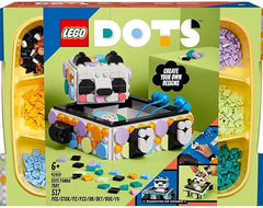 LEGO DOTS Cute Panda Tray 41959 DIY Craft and Decoration Kit; Building Blocks Toy Set; Toys for Boys, Girls, and Kids (517 Pieces)