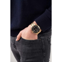 GUESS Men's Quartz Watch with Stainless Steel Strap, Silver, 20 (Model: GW0330G1)