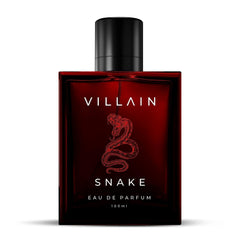 Villain Snake Perfume for Men, Eau De Parfum (EDP) -100ml, Premium Strong, Smoky, and Masculine Fragrance for Men, Best Gift for Men, Amberwood, Oakmoss, Patchouli, and Vetiver