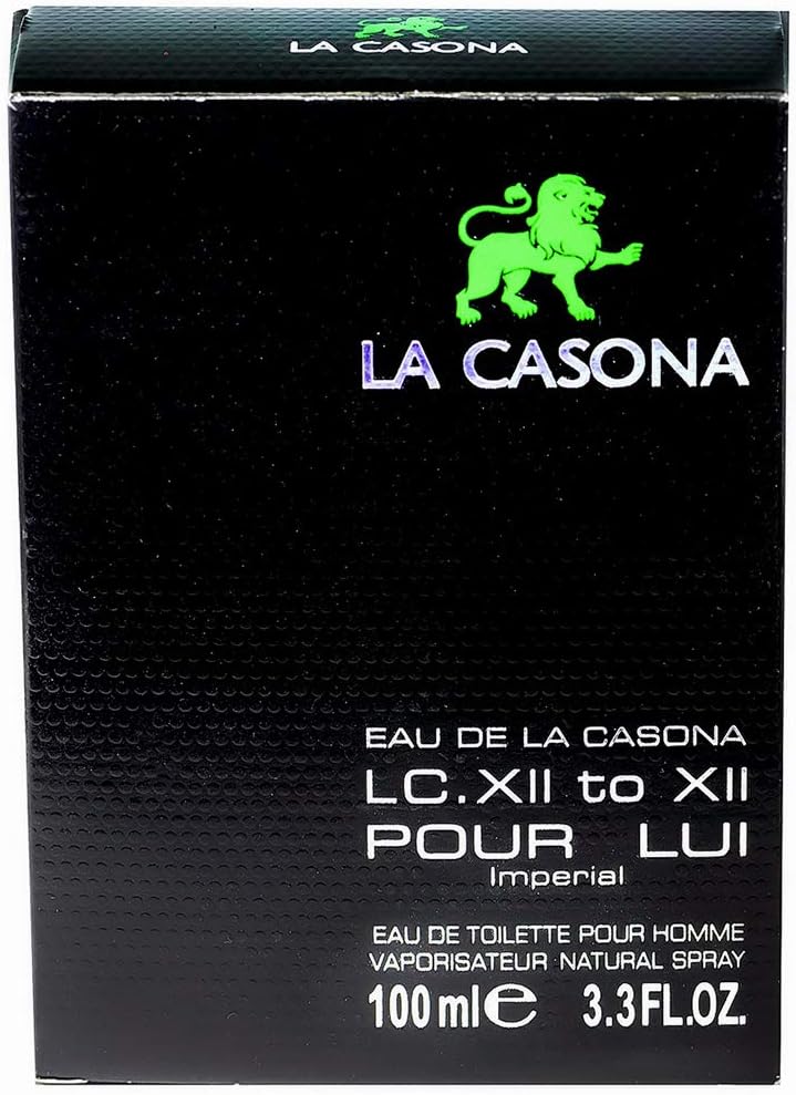 La Casona Black Imperial with Roll-on Perfume, 10ml