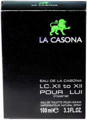 La Casona Black Imperial with Roll-on Perfume, 10ml