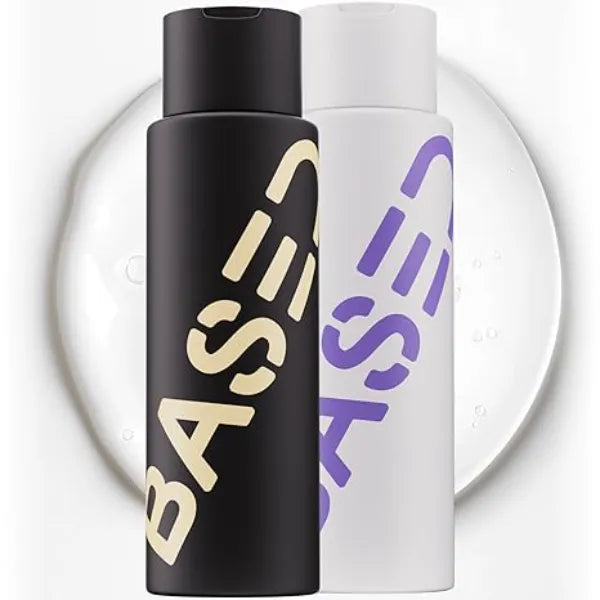 BASED Shower Duo Shampoo & Conditioner Bundle with Peppermint Oil & Coconut Oil, Cleansing Shampoo & Hydrating Conditioner for Men, No Sulfates, Silicones, Parabens or Phthalates, 12 fl oz Pack of 2