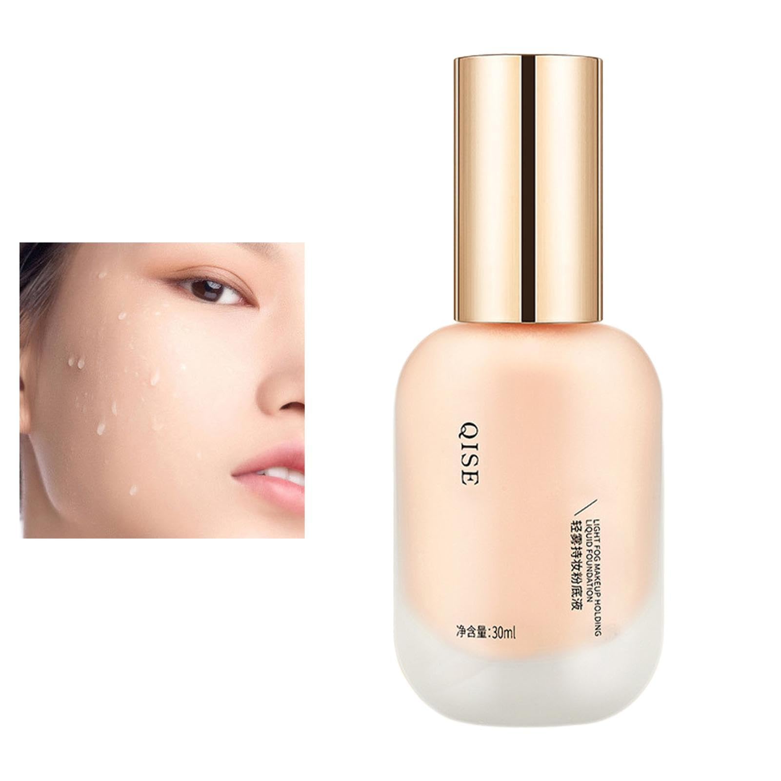Lightweight Foundation | High Moisturizing Foundation for Skin Brightening | Light Coverage Foundation, 30ml Lightweight Longwear Foundation, All Skin Types
