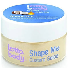 LottaBody Shape Me Custard Gelee with Coconut & Shea Oils, 7 oz Pack of 2