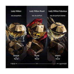 Paco Rabanne Lady Million Eau De Parfum For Women, 80 ml