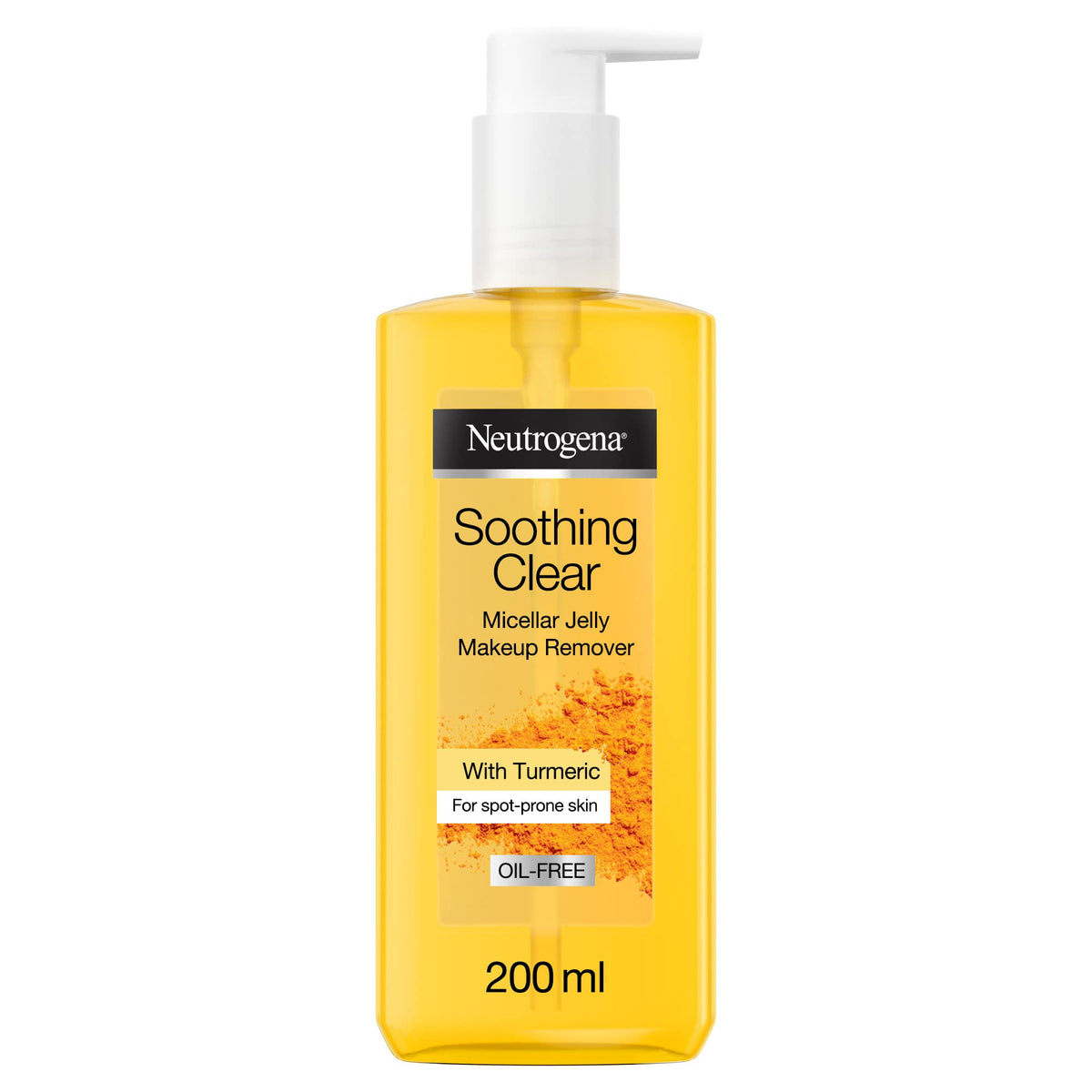 Neutrogena, Makeup Remover, Soothing Clear Micellar Jelly, Removes Waterproof Makeup & Calms Stressed Skin, 200ml