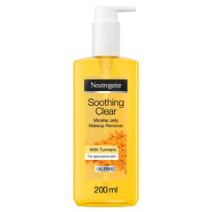 Neutrogena, Makeup Remover, Soothing Clear Micellar Jelly, Removes Waterproof Makeup & Calms Stressed Skin, 200ml