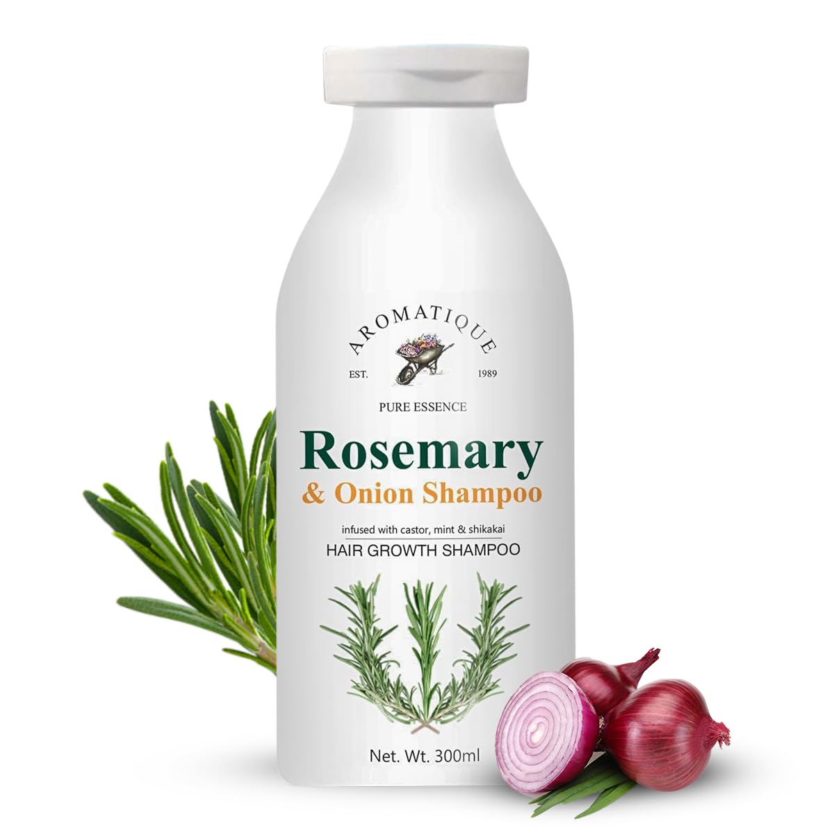 Aromatique Rosemary Shampoo Rosemary Shampoo for Hair Growth & Dandruff Control - 300 ml