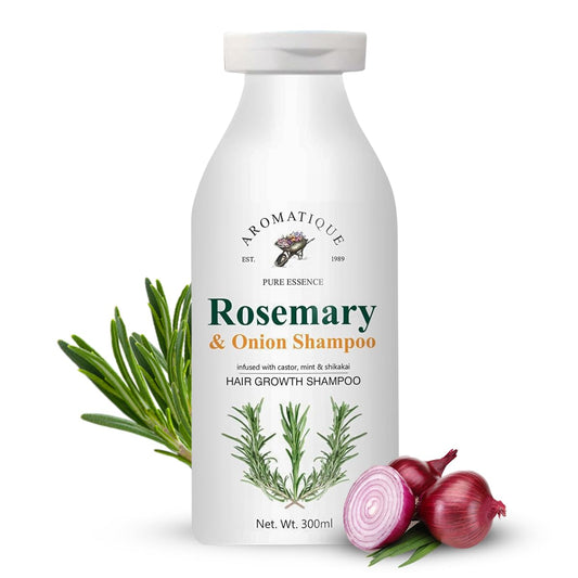 Aromatique Rosemary Shampoo Rosemary Shampoo for Hair Growth & Dandruff Control - 300 ml