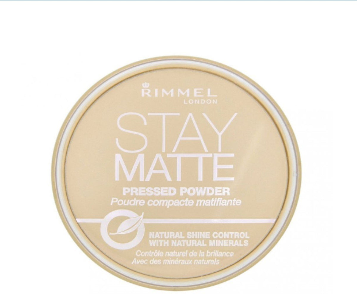 Rimmel London Stay Matte Pressed Powder, Sandstorm [004], 0.44 oz (Pack of 4)