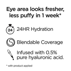 L’Oréal Paris L'Oreal True Match Eye Cream in a Concealer, 0.5% Hyaluronic Acid, Deep C9-10, 0.4 fl. Oz