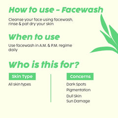 PLIX THE PLANT FIX - 5% Pineapple Foaming Face Wash And Serum Combo for Pigmentation & Dark Spots, Dillness, Reveal A Brighter, Even Toned Complexion