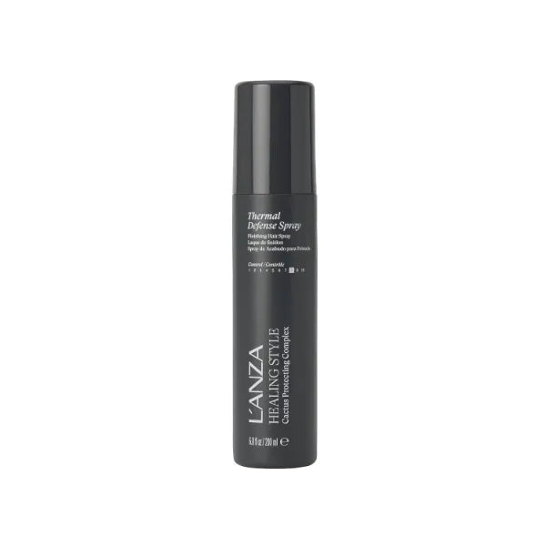 L'ANZA Healing Style Thermal Defense Spray with Strong Hold Effect - Eliminates Frizz, Detangles and Boosts Hair´s Shine, With UV and Heat Protection to prevent sun and styling damage (6.8 Fl Oz)