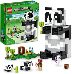 LEGO 21245 Minecraft The Panda Haven Set, Movable Toy House with Baby Pandas Animal Figures, Toys for 8 Plus Years Old Kids, Boys and Girls, Gift Idea