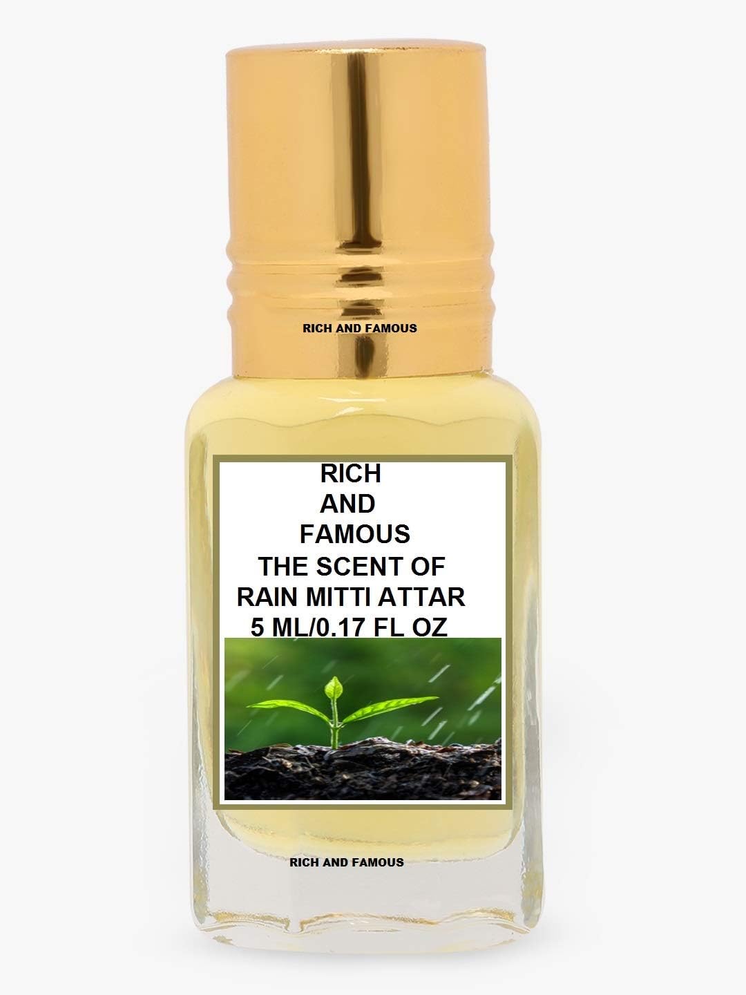 RICH AND FAMOUS The Scent Of Rain Mitti Attar For Men Women (5ml