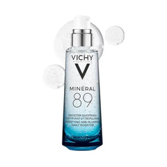 Vichy Mineral 89 Booster, Pure Hyaluronic Acid Serum for Face with Volcanic Mineral Water for Skin Barrier Repair, Plumps & Hydrates, Lightweight Moisturizing Gel, Oil-Free, Non-Sticky  (2.5oz)