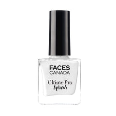FACESCANADA Splash Glossy Nail Enamel, White O White 14, 8 ml