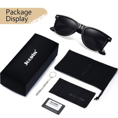 Joopin Polarized Sunglasses Men Women, Classic Square Sun Glasses 100% UV Protection Driving Fishing