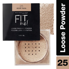Maybelline New York Fit Me Loose Finishing Powder, Medium, 0.7 oz.